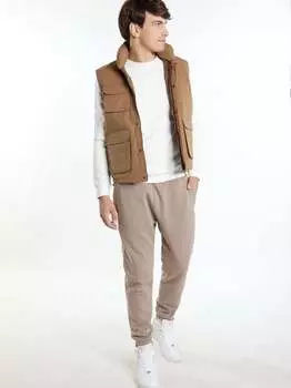 Стеганый жилет Mo, коричневый