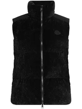 Стеганый жилет Moncler, черный
