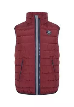 Стеганый жилет на двойной молнии POLO SYLT, цвет Biking Red