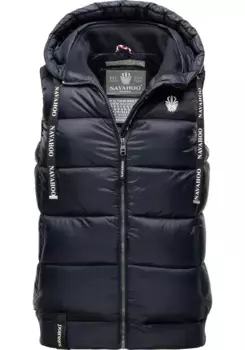 Стеганый жилет Navahoo "Kassidy", стильный женский жилет без рукавов с капюшоном, цвет морской волны