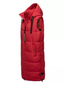 Стеганый жилет Navahoo Schnuffelchen, цвет salsa red