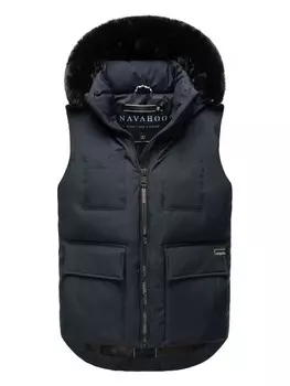 Стеганый жилет Navahoo Zimthschen XIV, темно-синий