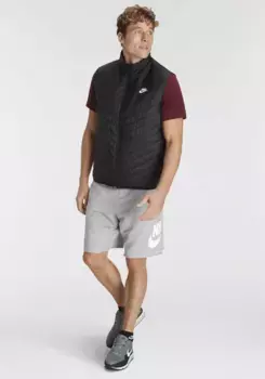 Стеганый жилет Nike Sportswear, цвет Black/Black/Sail