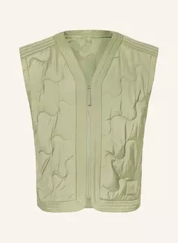 Стеганый жилет Nuganic Adidas, зеленый