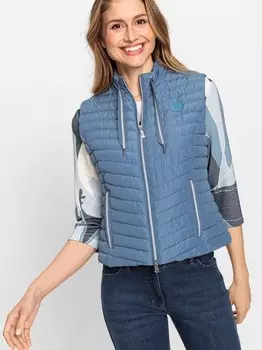 Стеганый жилет Olsen, голубой