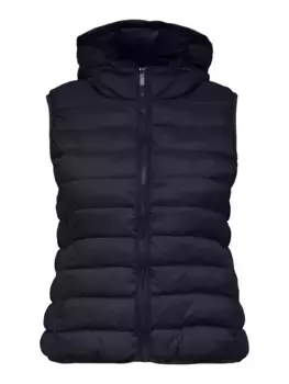 Стеганый жилет ONLY CARMAKOMA "CARNEW TAHOE HOOD WAISTCOAT CC OTW NOOS", цвет Night Sky