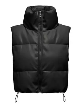 Стеганый жилет ONLY Elsie, черный