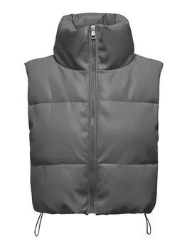 Стеганый жилет ONLY Elsie, серый