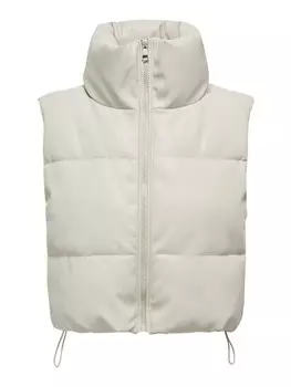 Стеганый жилет ONLY Elsie, светло-серый