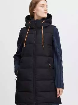 Стеганый жилет oxjoanne Oxmo, черный