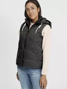 Стеганый жилет окслев Oxmo, черный