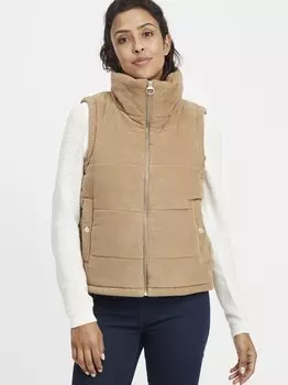 Стеганый жилет Oxmo, коричневый