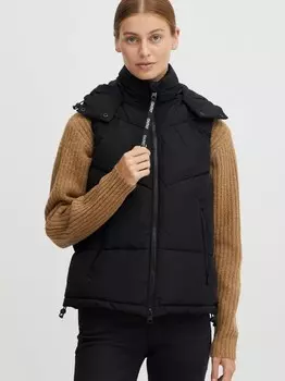 Стеганый жилет оксюльетт Oxmo, черный
