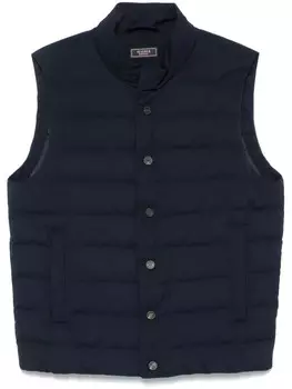 Стеганый жилет Peserico, синий