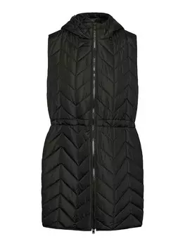 Стеганый жилет Pieces Jasmin, черный