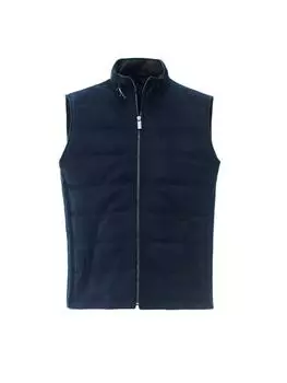 Стеганый жилет Pierre Cardin Steppweste, темно-синий