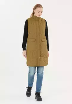 Стеганый жилет "ПОГОДА" "Беа" с практичными карманами с клапанами Weather Report, синий