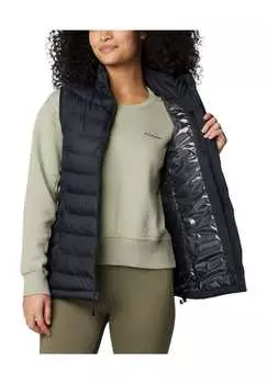 Стеганый жилет "powder lite ii" водоотталкивающий Columbia, черный