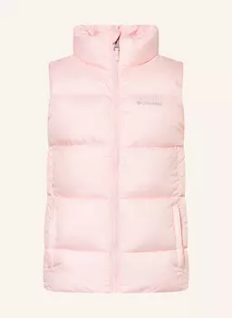 Стеганый жилет-пуф Columbia, розовый