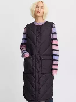 Стеганый жилет пзкаталин жилет Pulz Jeans, черный