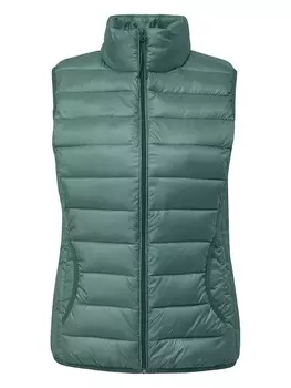 Стеганый жилет QS by sOliver, бирюзовый
