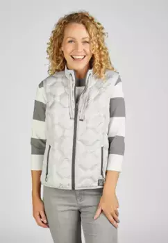 Стеганый жилет Rabe "Жилет RABE", серый