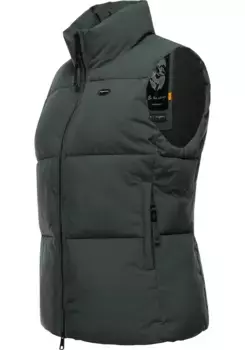 Стеганый жилет Ragwear "Айлиш", стильный женский жилет, идеально подходящий для переходного периода, зеленый