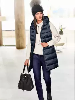 Стеганый жилет RICK CARDONA by Heine, синий