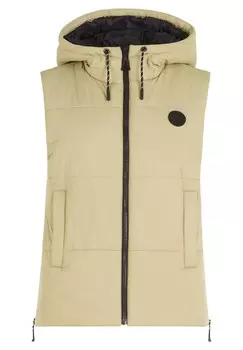 Стеганый жилет с капюшоном Amber & June, зеленый