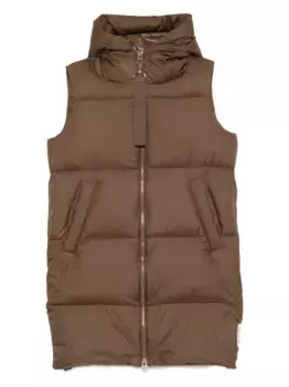 Стеганый жилет с капюшоном Marc O'Polo, коричневый
