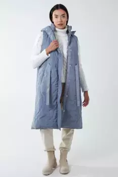 Стеганый жилет с луком Blue Vanilla, серый