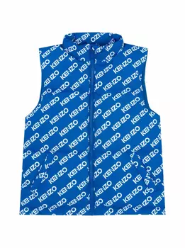 Стеганый жилет с монограммой Kenzo