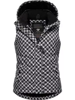 Стеганый жилет с принтом hesty Ragwear, черный