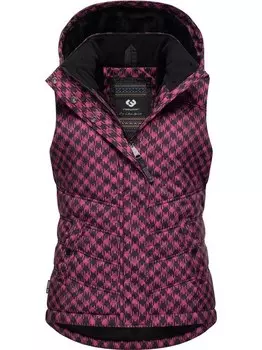 Стеганый жилет с принтом hesty Ragwear, фуксия
