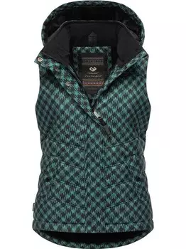 Стеганый жилет с принтом hesty Ragwear, синий