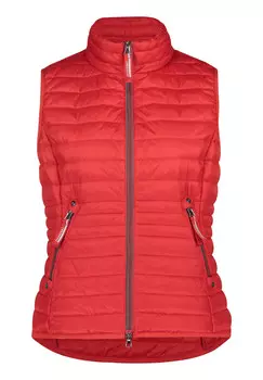 Стеганый жилет с воротником стойкой Betty Barclay, красный