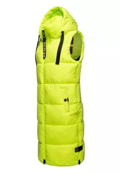 Стеганый жилет Schnuffelchen NAVAHOO, цвет Neon Green