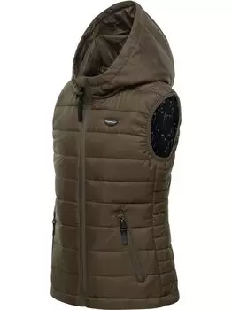 Стеганый жилет seema Ragwear, зеленый