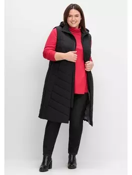 Стеганый жилет sheego, черный