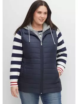 Стеганый жилет sheego, цвет nachtblau