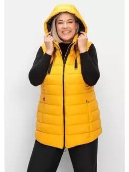 Стеганый жилет sheego, цвет ocker