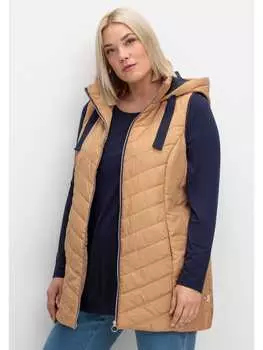 Стеганый жилет sheego Steppweste, цвет camelfarben