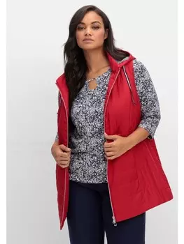 Стеганый жилет sheego Steppweste, красный