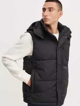 Стеганый жилет Solid, черный