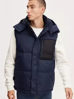 Стеганый жилет Solid, синий