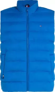 Стеганый жилет Tommy Hilfiger "MID WIGHT VEST", цвет Vibrant Indigo