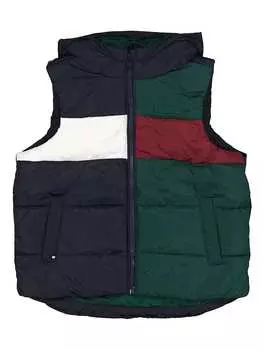 Стеганый жилет Tommy Hilfiger Steppweste, цвет Grn/Dunkelblau