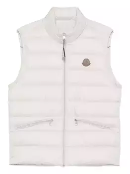 Стеганый жилет Treompan на молнии MONCLER, нейтральный