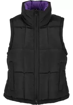 Стеганый жилет URBAN CLASSICS " Urban Classics Ladies Reversible Cropped Puffer Vest", фиолетовый