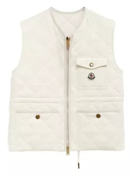 Стеганый жилет Vigny Moncler, белый